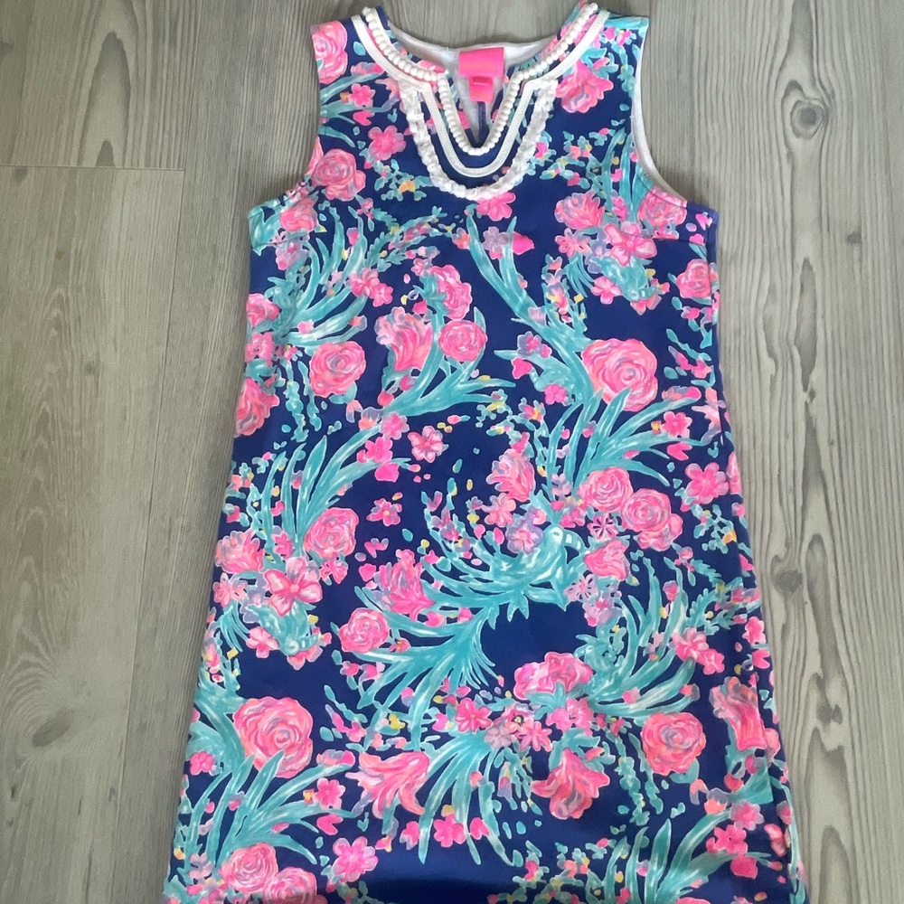 Lilly Pulitzer Pink and Blue Patterned Garment